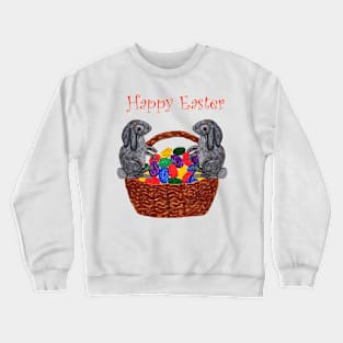 Happy Easter Bunnies Crewneck Sweatshirt